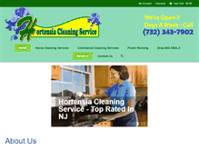 Tablet Screenshot of hortensiacleaningservice.info